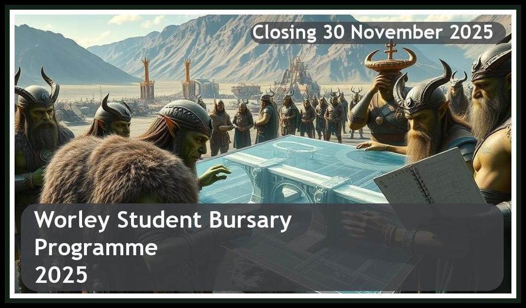 Worley Bursary 2026 – Closing Date: 30 November 2025 – Get Funded!