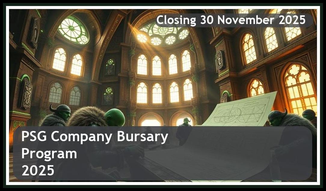 PSG Bursary 2026 – Closing Date: 30 November 2025 – Apply Now!