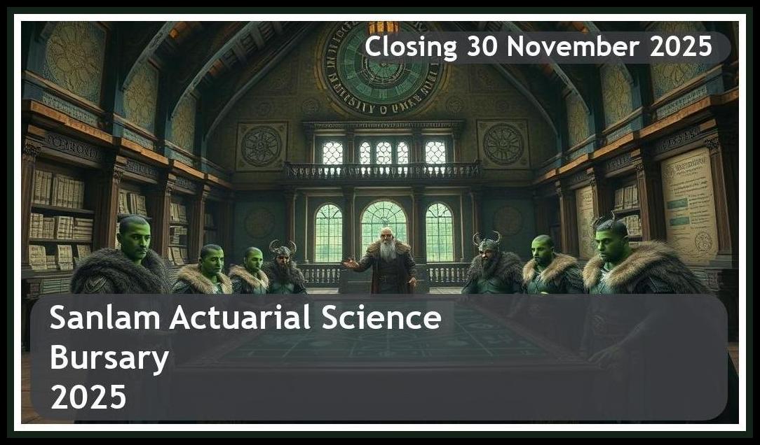 Sanlam Actuarial Science Bursary 2026 – Closing Date: 30 November 2025 Apply Now