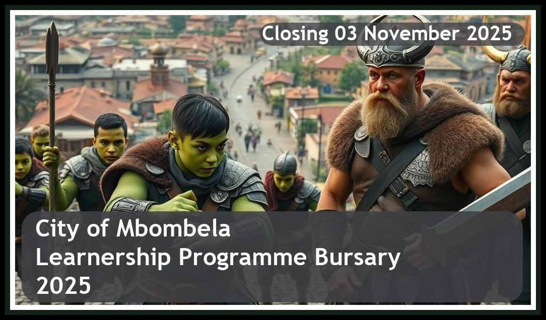 **City of Mbombela Traffic Officer Learnership Programme Bursary 2025 – Closing Date: 03 November 2025 – Apply Now!**