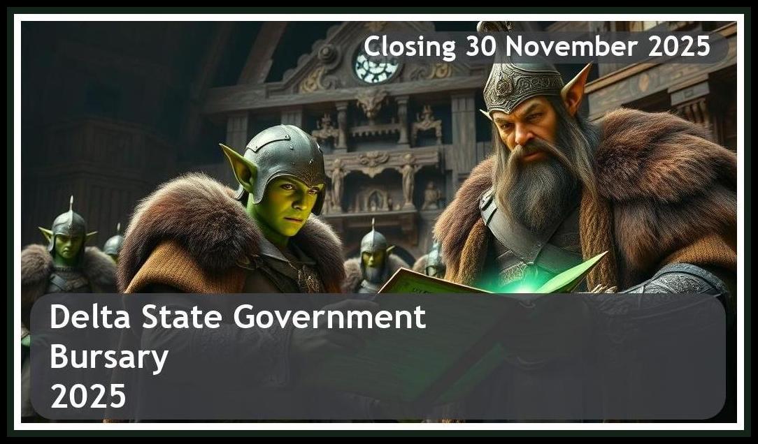 **Delta State Bursary 2025 – Closing Date: 30 November 2025, Don’t Miss Out!**