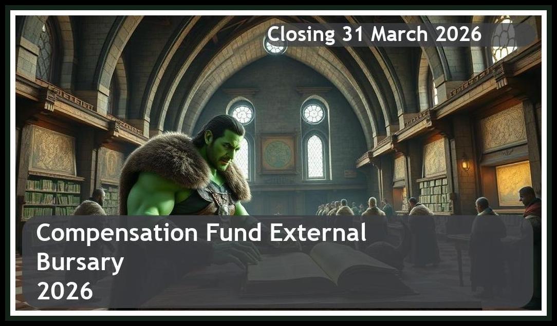 Compensation Fund External Bursary 2026 – Closing Date: 31 March 2026 Apply Now