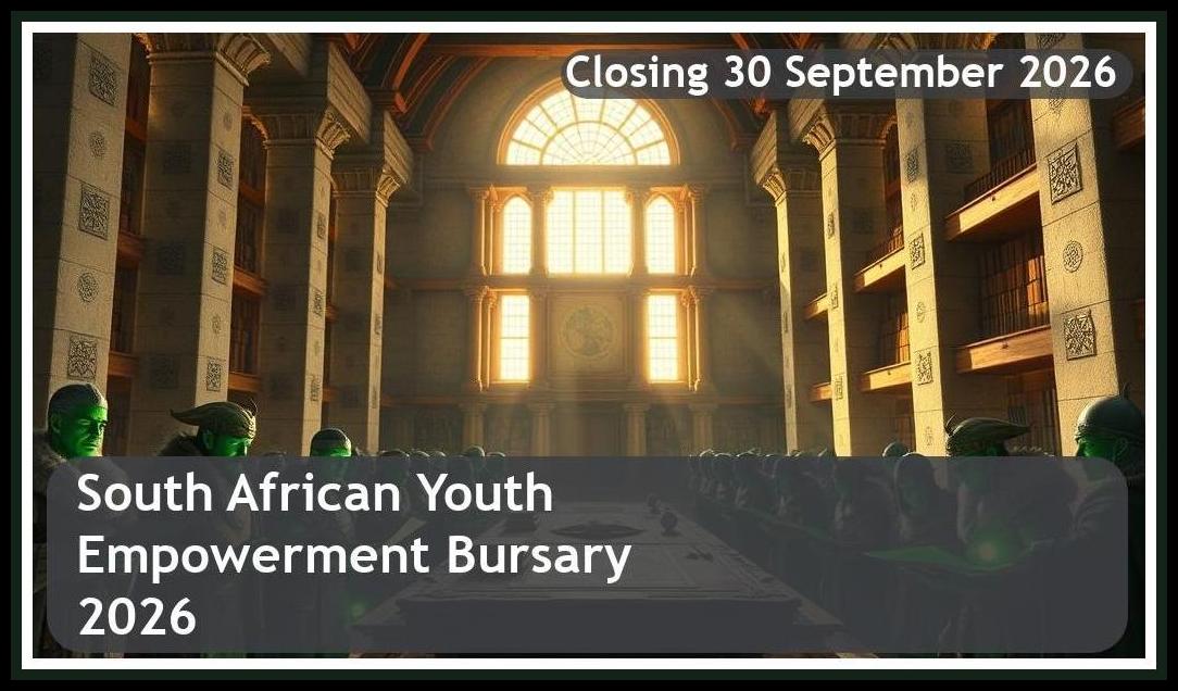 South African Youth Empowerment Bursary 2026 – Closing Date: 30 September 2026 – Apply Now!