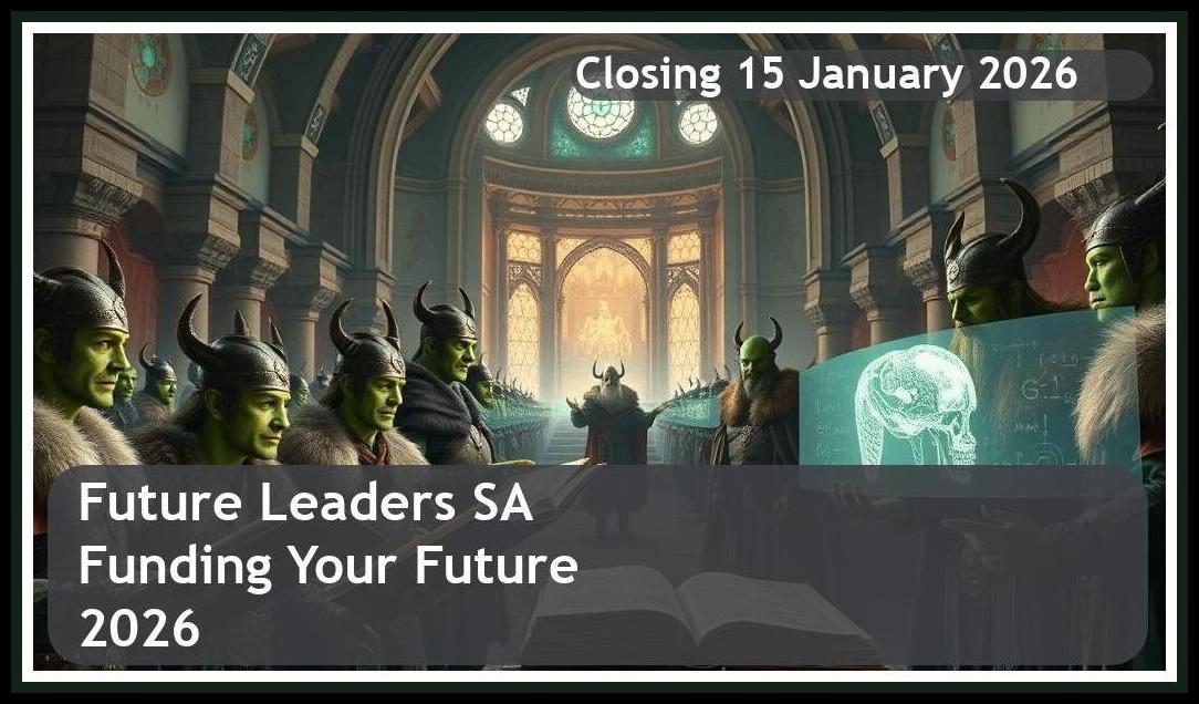 Future Leaders SA Bursary 2026 β Closing Date: 15 January 2026 Funding Your Future!