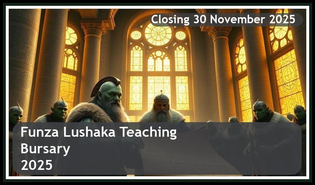 Funza Lushaka Bursary 2026 – Closing Date: 30 November 2025 Apply Now!