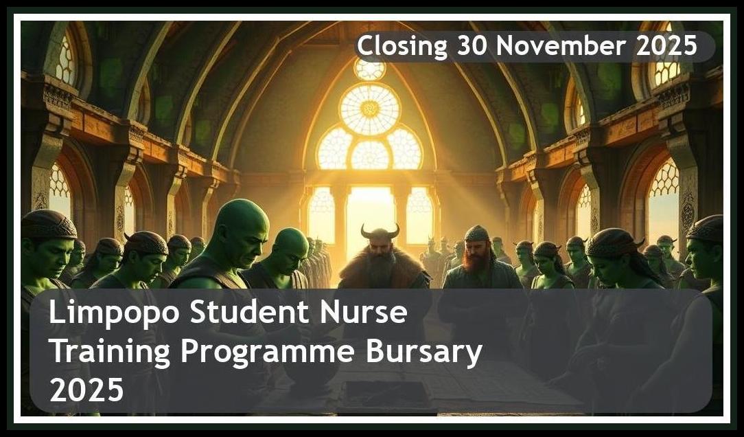 Limpopo Student Nurse Training Programme Bursary 2026 – Closing Date: 30 November 2025 Apply Now!