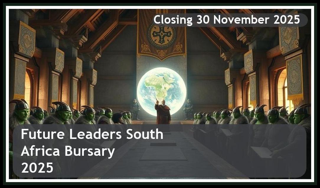 Future Leaders South Africa Bursary 2026 – Closing Date: 30 November 2025 Apply Now!