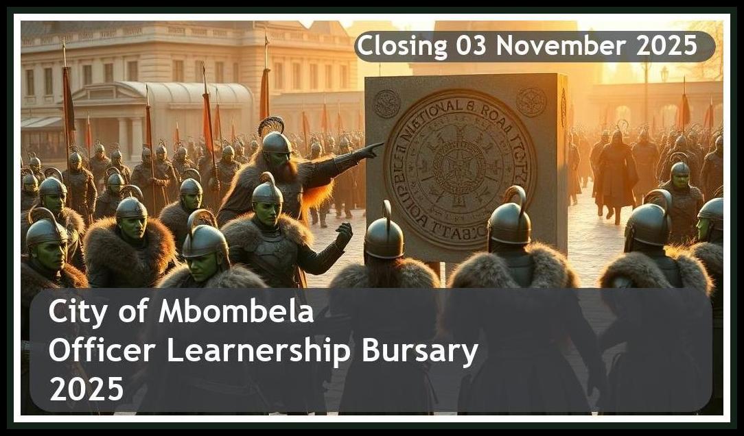 **City of Mbombela Traffic Officer Learnership Bursary 2025 – Closing Date: 03 November 2025 – Apply Now!**