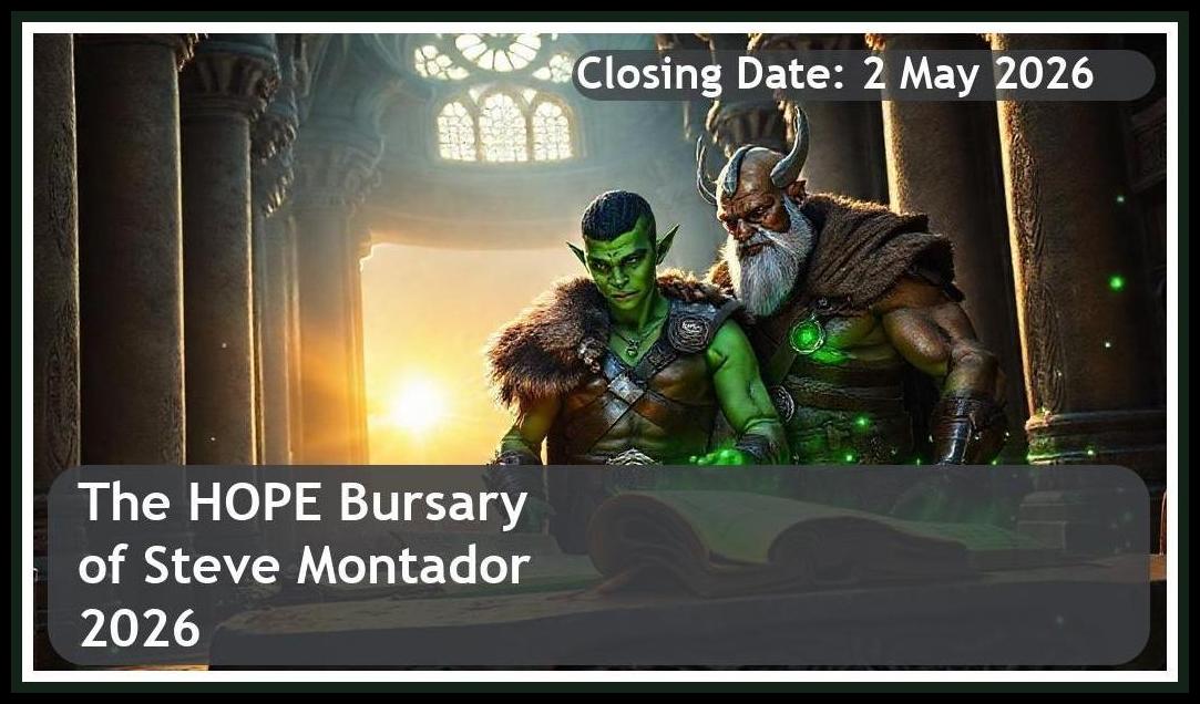 The HOPE Bursary in honour of Steve Montador 2026 – Closing Date: 2 May 2026