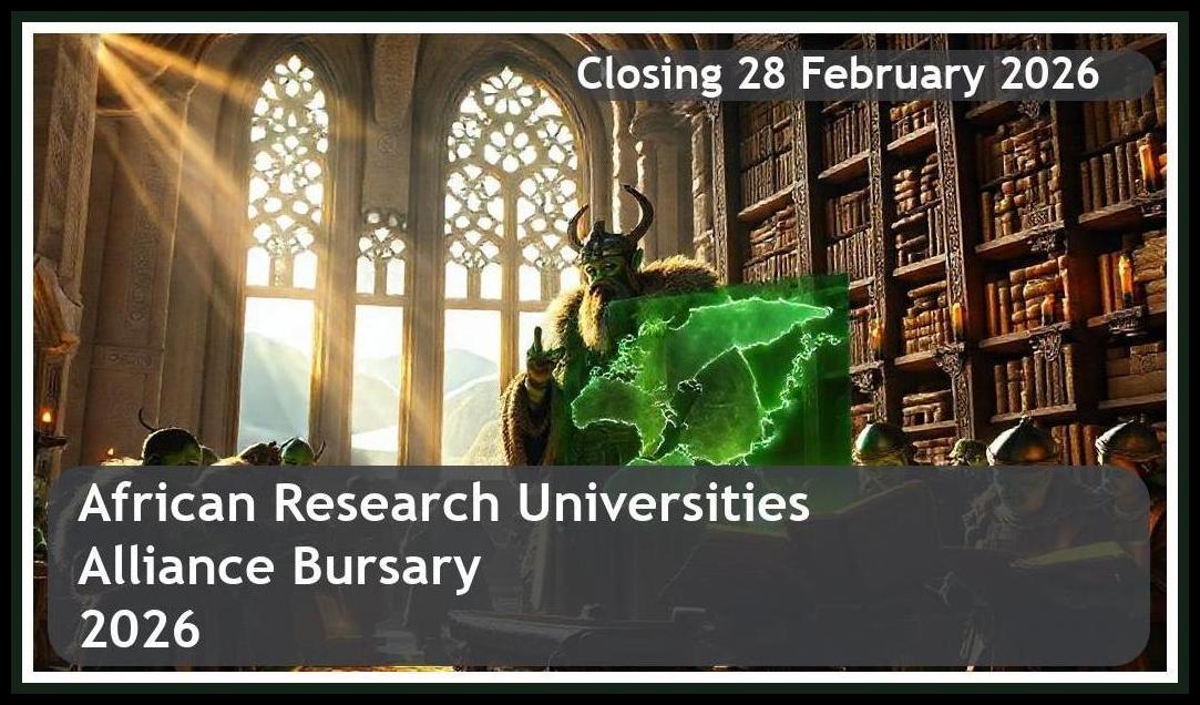 African Research Universities Alliance Bursary 2026 – Closing Date: 28 February 2026 – Apply Now!