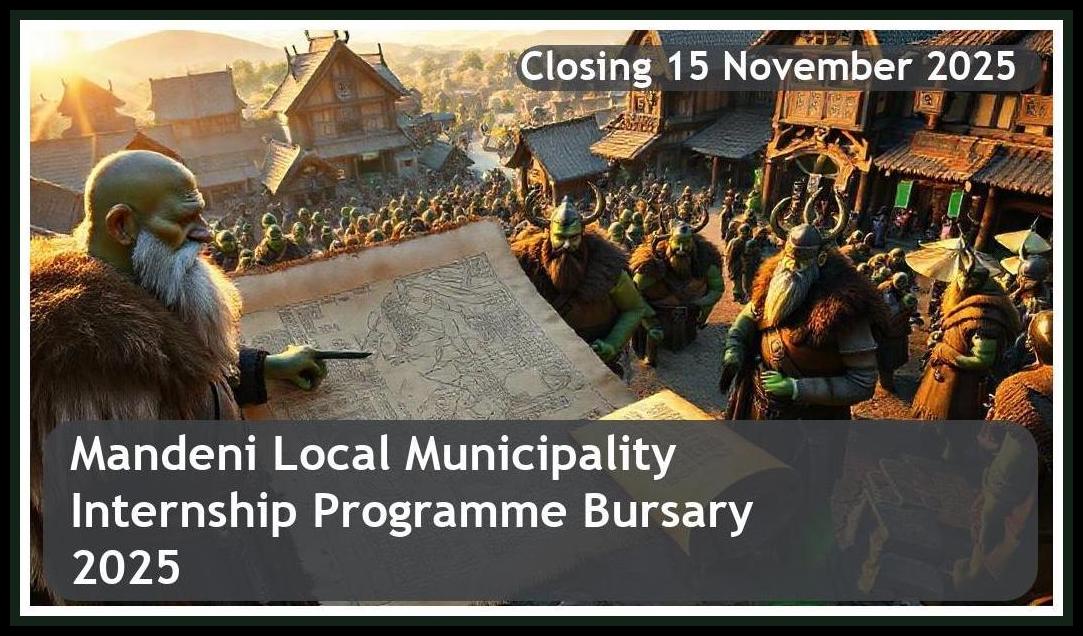Mandeni Local Municipality Internship Programme Bursary 2025 – Closing Date: 15 November 2025 Apply Now!
