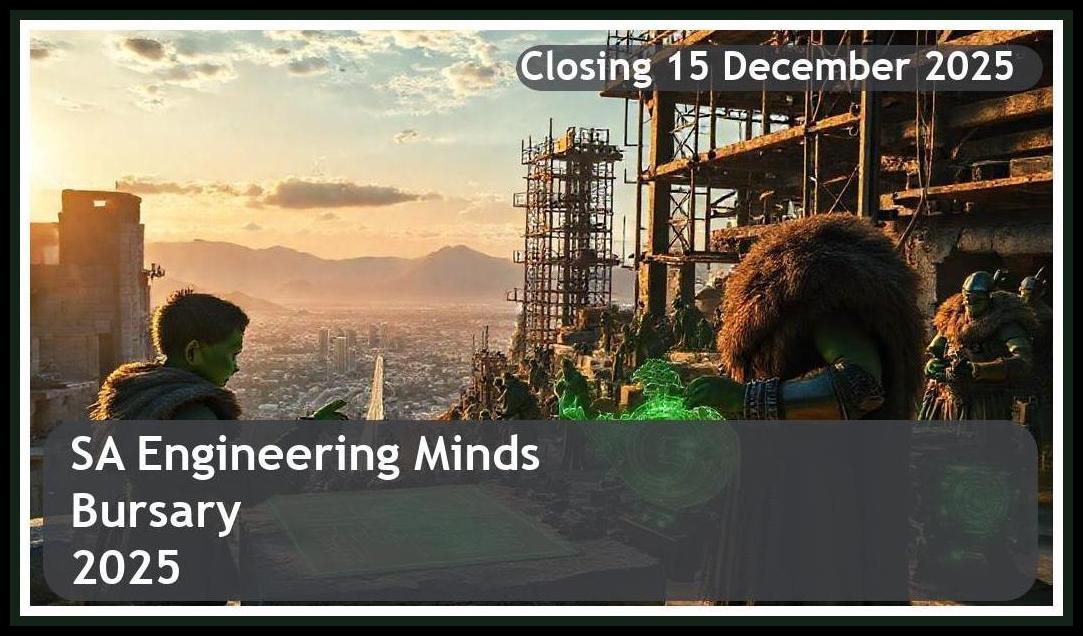 SA Engineering Minds Bursary 2026 – Closing Date: 15 December 2025 Apply Now!