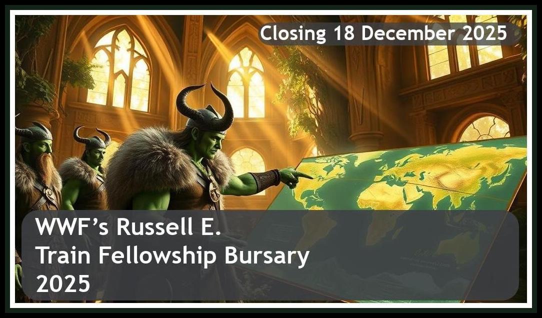 WWF’s Russell E. Train Fellowship Bursary 2026 – Closing Date: 18 December 2025 Apply Now!