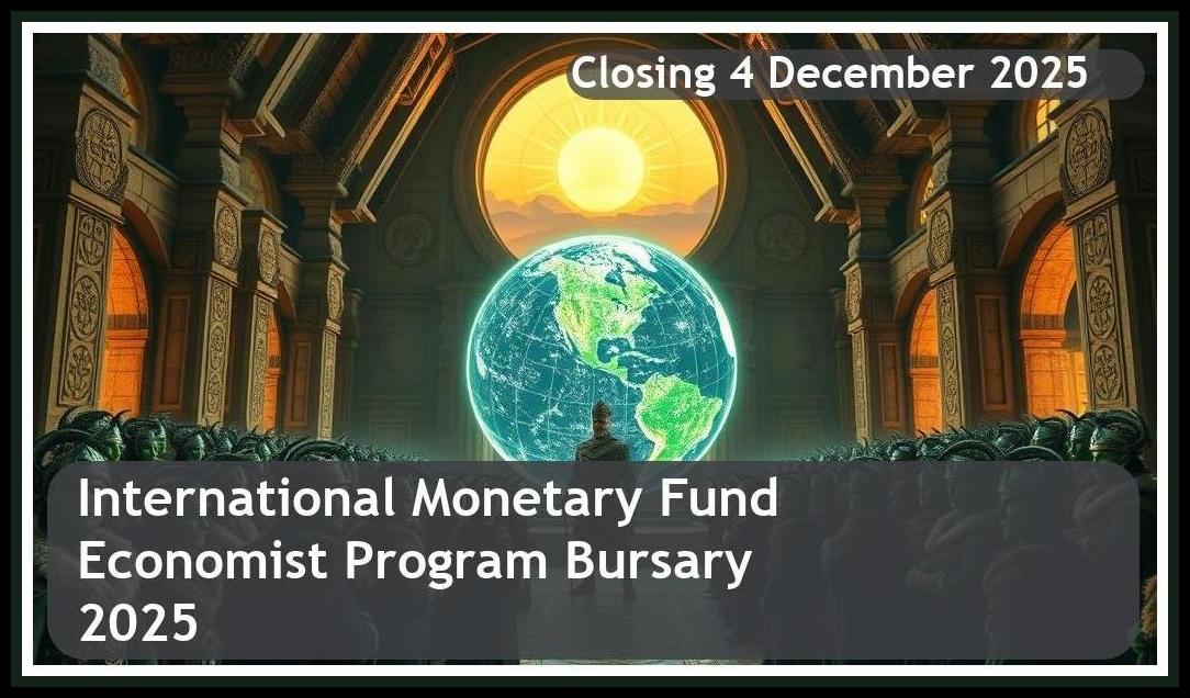 International Monetary Fund (IMF) Economist Program Bursary 2026 – Closing Date: 4 December 2025, Apply Now!