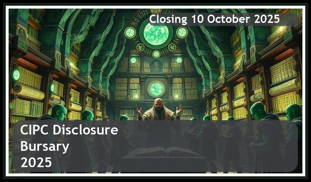 **CIPC Disclosure Bursary 2025 – Closing Date: 10 October 2025 – Apply Now!**