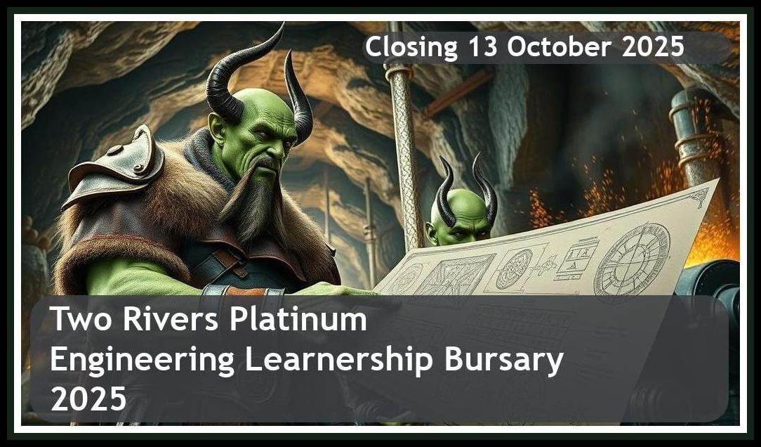 Two Rivers Platinum Engineering Learnership Bursary 2025 – Closing Date: 13 October 2025, Apply Now!