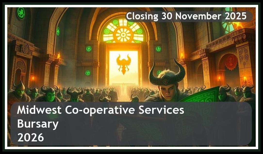 **Midwest Co-operative Services Bursary 2026 – Closing Date: 30 November 2025 – Apply Now!**
