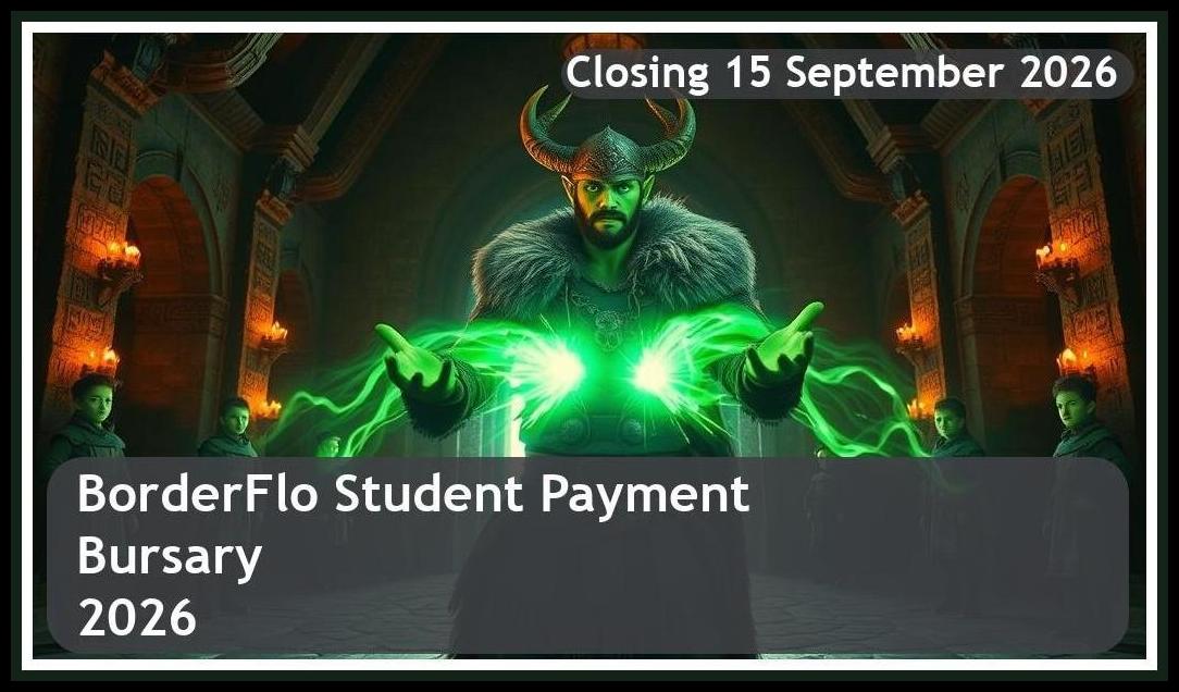 BorderFlo Student Payment Bursary 2026 – Closing Date: 15 September 2026 – Get Funded!
