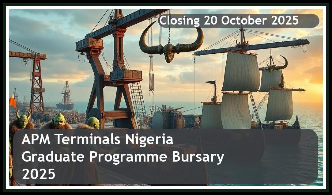 APM Terminals Nigeria Graduate Programme Bursary 2025 – Closing Date: 20 October 2025 – Apply Now!