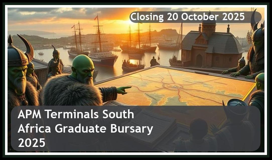 APM Terminals South Africa Graduate Bursary 2025 – Closing Date: 20 October 2025 Apply Now!