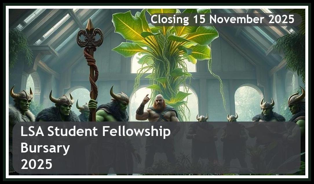 **LSA Fellowship Bursary 2025 – Closing Date: 15 November 2025 – Apply Now!**