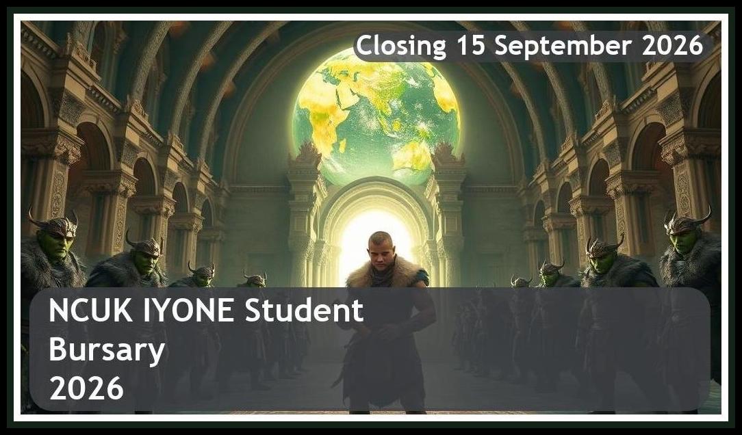 NCUK IYONE Bursary 2026 – Closing Date: 15 September 2026 Apply Now