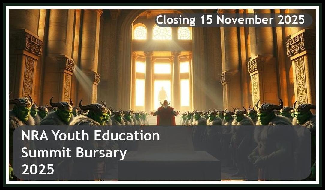 **NRA Youth Education Summit Bursary 2026 – Closing Date: 15 November 2025 – Apply Now!**