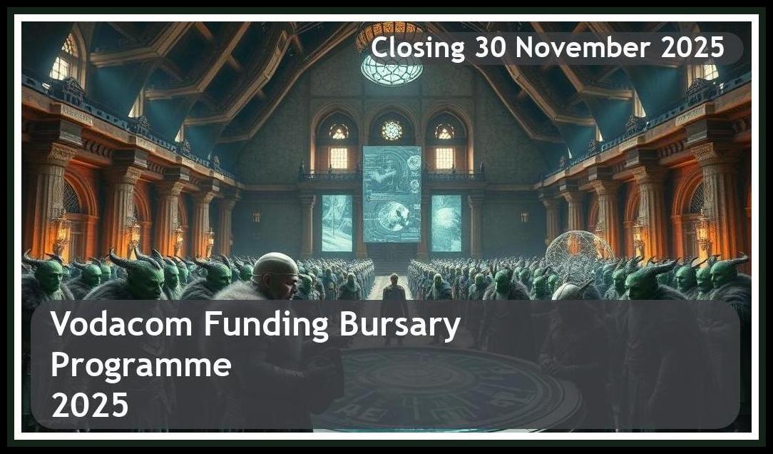 **Vodacom Bursary Programme 2026 – Closing Date: 30 November 2025 Apply Now!**