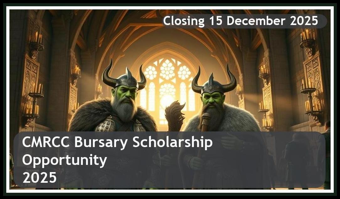 CMRCC Scholarship 2026 – Closing Date: 15 December 2025 – Apply Now