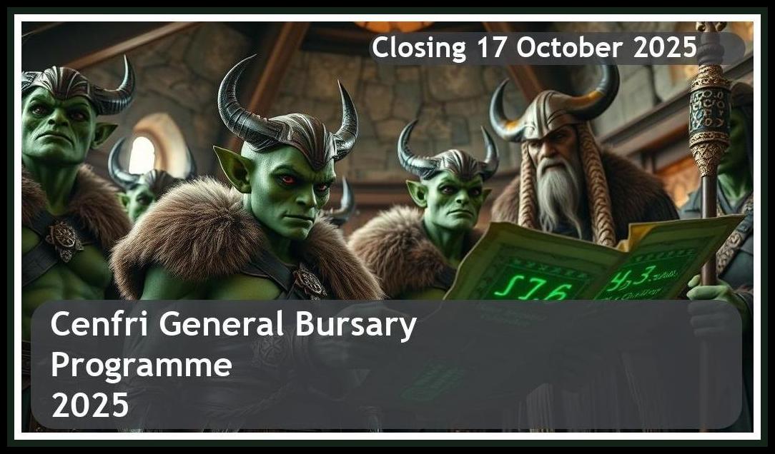Cenfri Bursary Programme 2026 – Closing Date: 17 October 2025 – Apply Now!