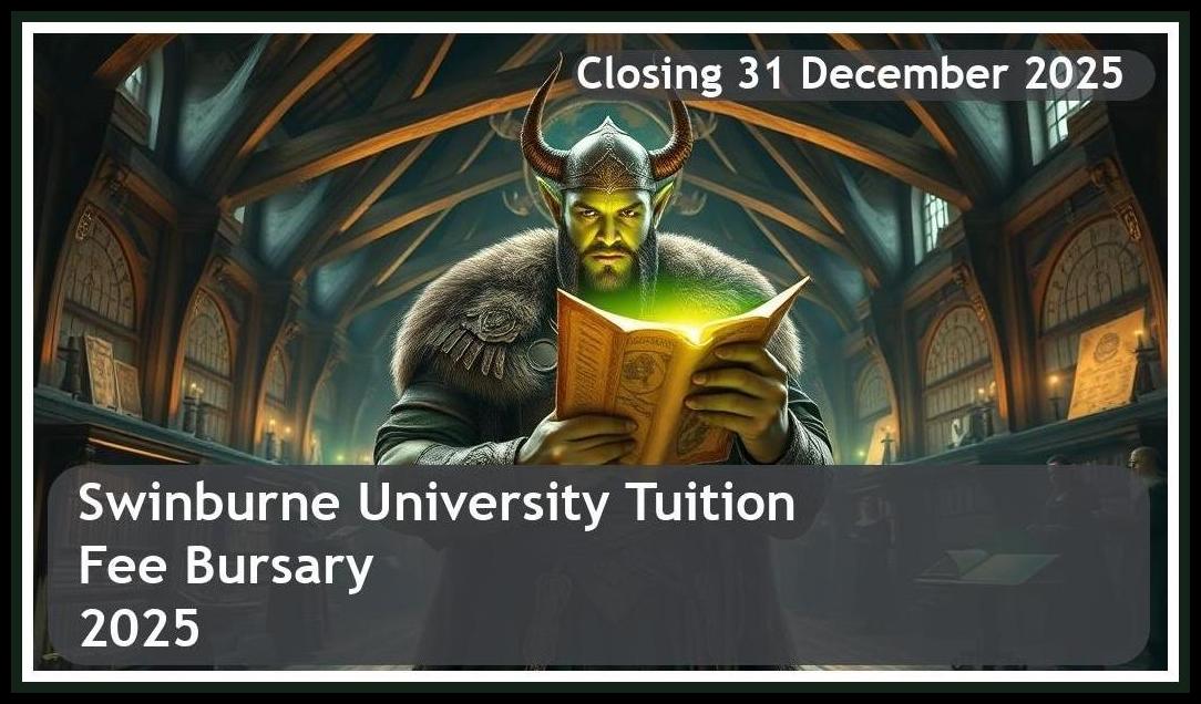 Swinburne University Tuition Fee Bursary 2025 – Closing Date: 31 December 2025, Apply Now!