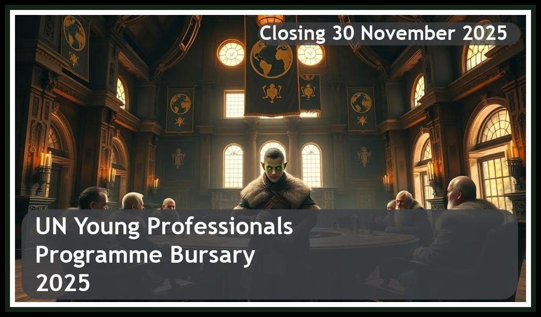 UN Young Professionals Programme Bursary 2025 – Closing Date: 30 November 2025, Apply Now!