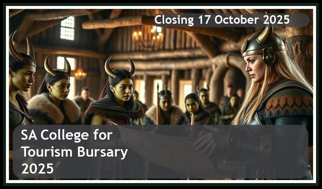 SA College for Tourism Bursary 2026 – Closing Date: 17 October 2025 – Don’t Miss Out!