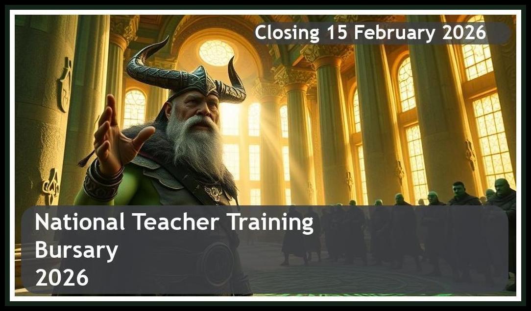 National Teacher Training Bursary 2026 – Closing Date: 15 February 2026 – Apply Now!