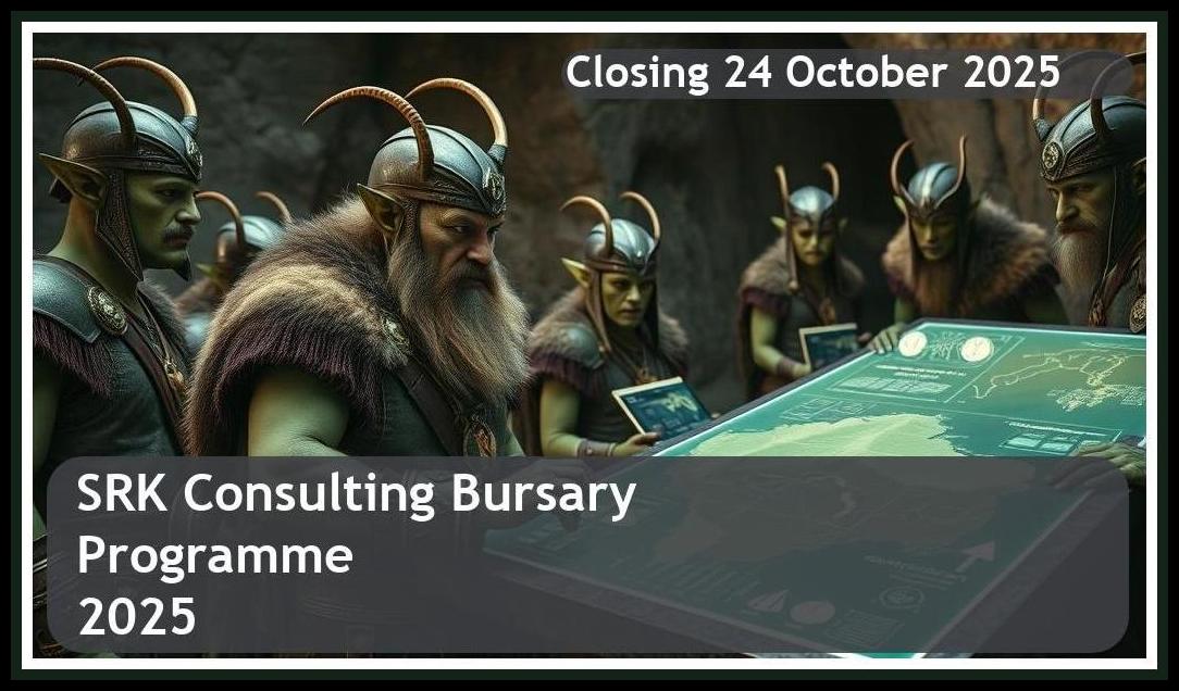 SRK Consulting Bursary Programme 2026 – Closing Date: 24 October 2025 – Funding Your Future!