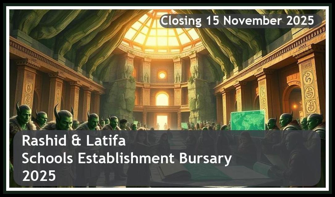 **Rashid & Latifa Schools Establishment Bursary 2026 – Closing Date: 15 November 2025 Apply Now!**