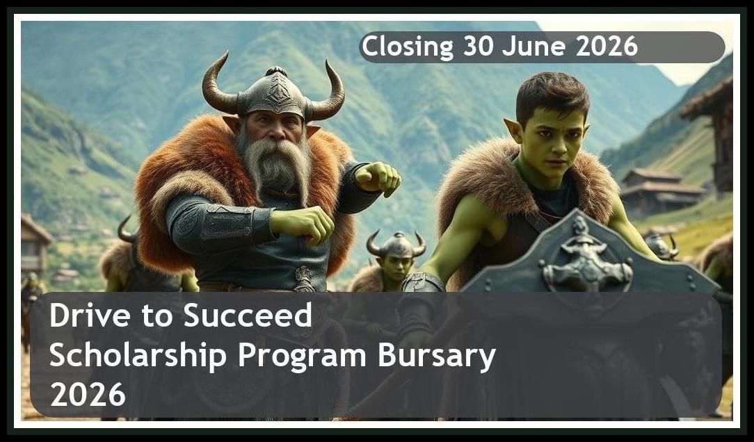 Drive to Succeed Scholarship Program Bursary 2026 – Closing Date: 30 June 2026 – Get Funded!