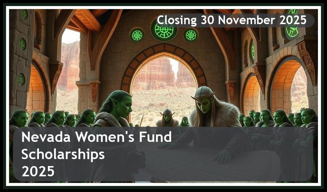 Nevada Women’s Fund Scholarships 2025 – Closing Date: 30 November 2025 – Apply Now!