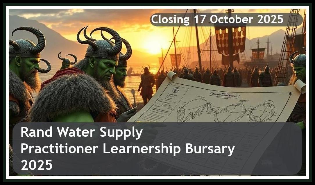 Rand Water Supply Chain Practitioner Learnership Bursary 2025 – Closing Date: 17 October 2025 Apply Now!