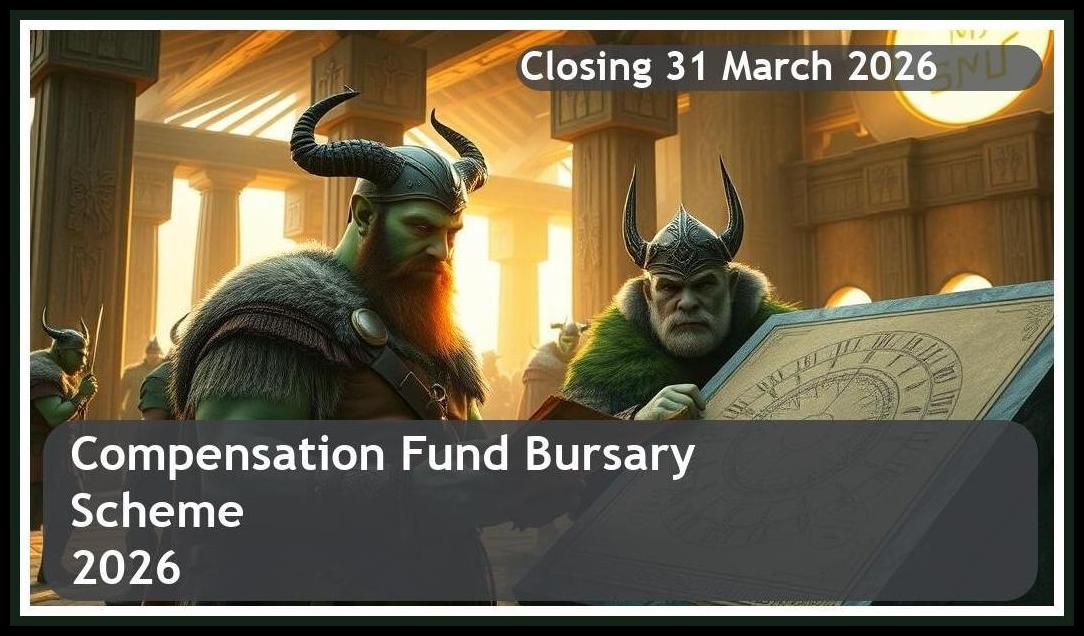 Compensation Fund Bursary 2026 – Closing Date: 31 March 2026 Apply Now!