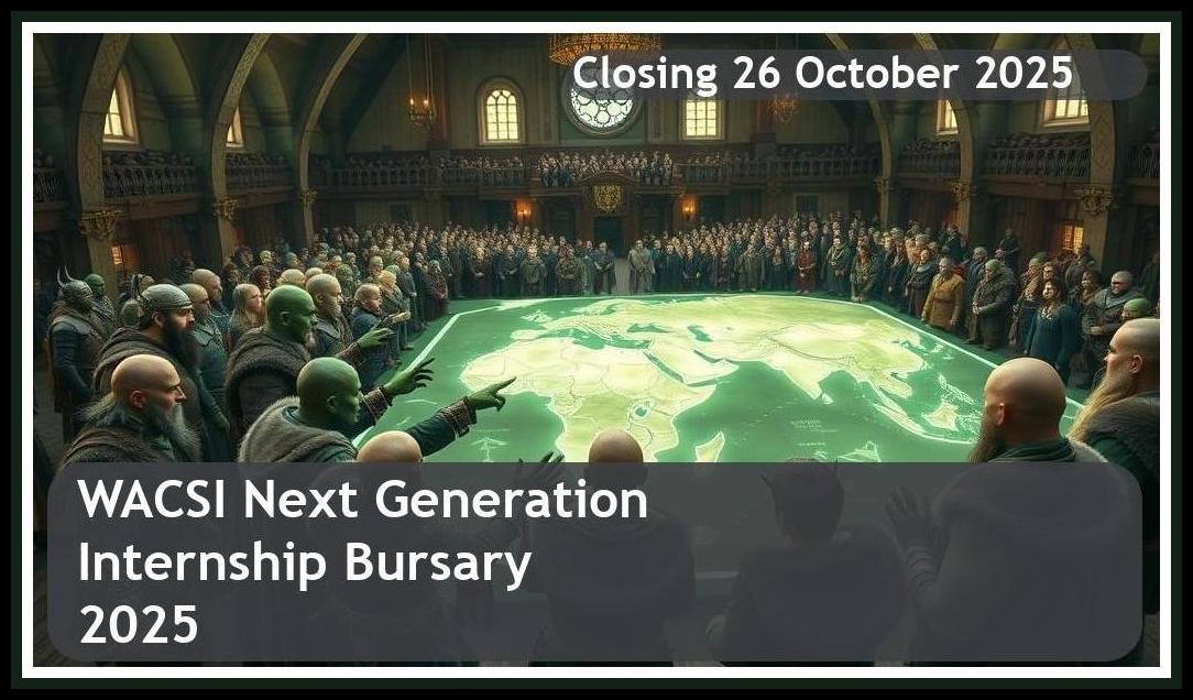 **WACSI Next Generation Internship Bursary 2026 – Closing Date: 26 October 2025 – Apply Now!**