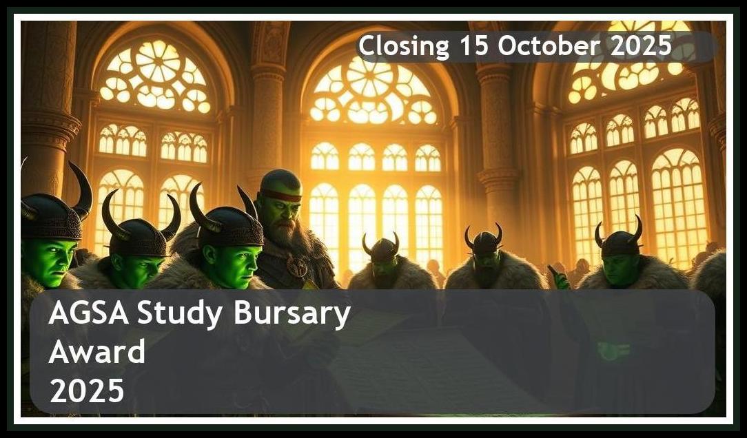 AGSA Bursary 2025 – Closing Date: 15 October 2025 – Apply Now!