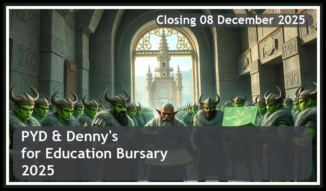 PYD & Denny’s Hungry for Education Bursary 2025 – Closing Date: 08 December 2025 – Apply Now!