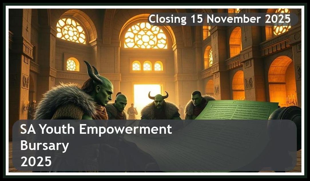 SA Youth Empowerment Bursary 2025 – Closing Date: 15 November 2025 Apply Now!