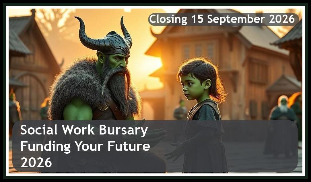 **Social Work Bursary 2026 – Closing Date: 15 September 2026 – Funding Your Future**