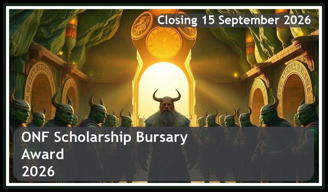 ONF Scholarship Bursary 2026 – Closing Date: 15 September 2026 Apply Now!