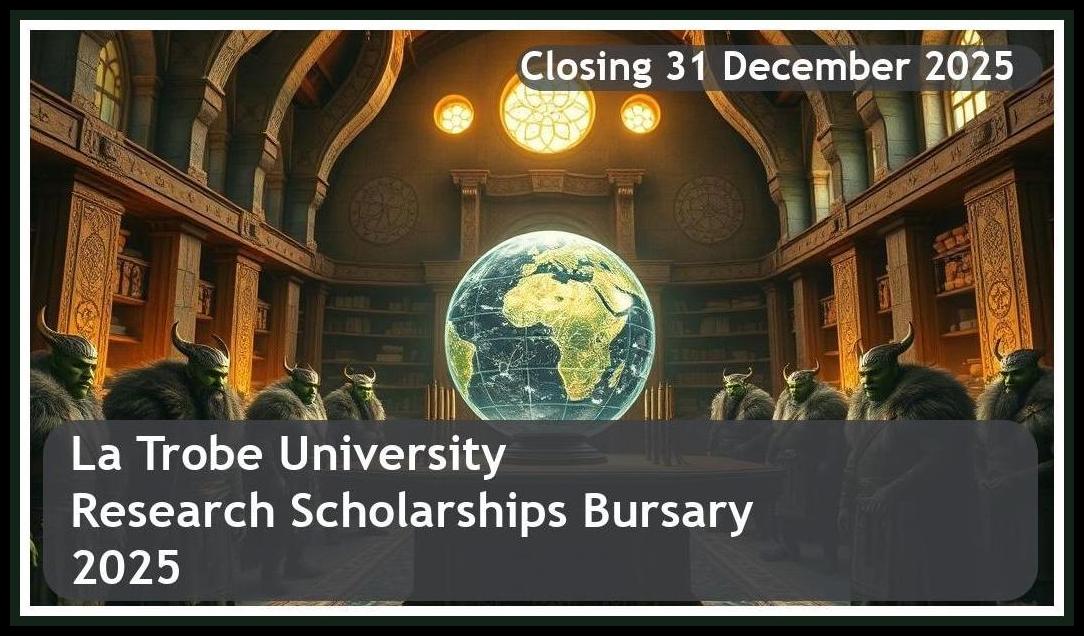 La Trobe University Dennis McDermott Research Scholarships Bursary 2025 – Closing Date: 31 December 2025 Apply Now