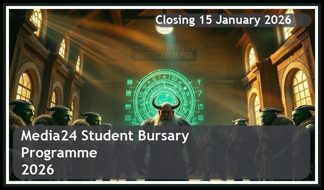 Media24 Bursary 2026 – Closing Date: 15 January 2026 – Get Funded!