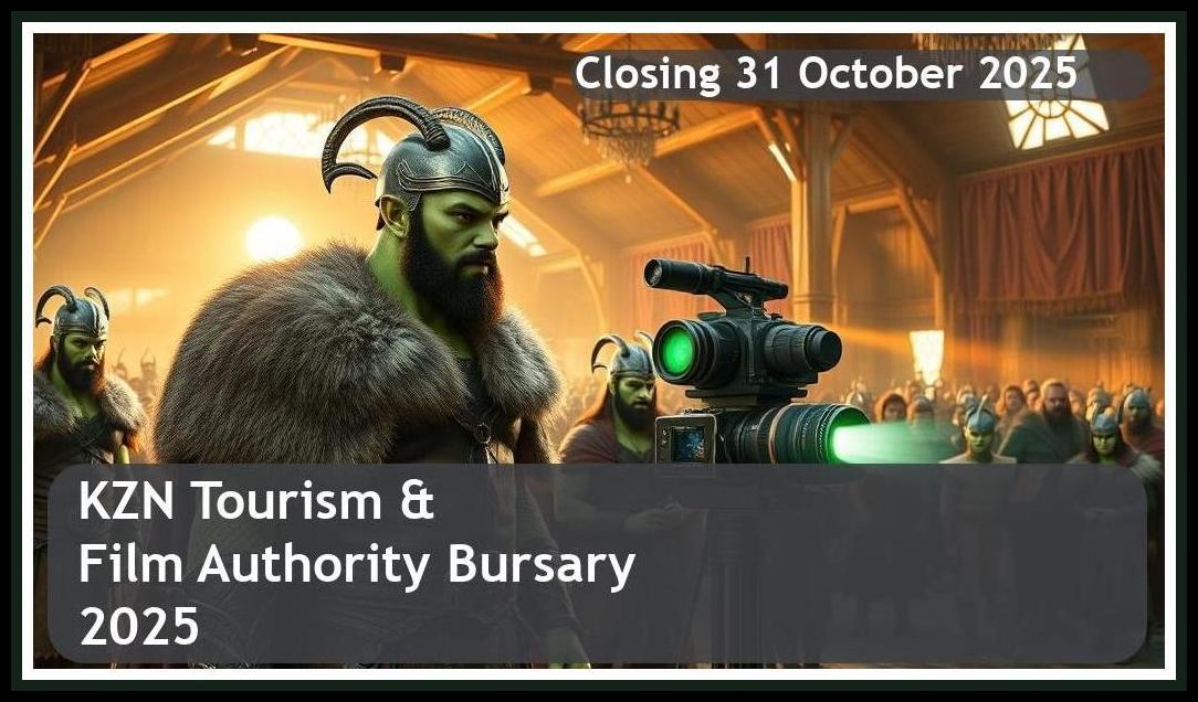 KZN Tourism & Film Authority Bursary 2026 – Closing Date: 31 October 2025 Apply Now!