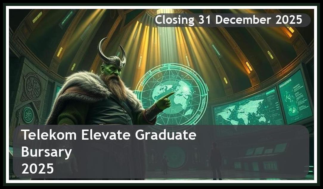 **Telekom Elevate Graduate Bursary 2025 – Closing Date: 31 December 2025 Apply Now!**